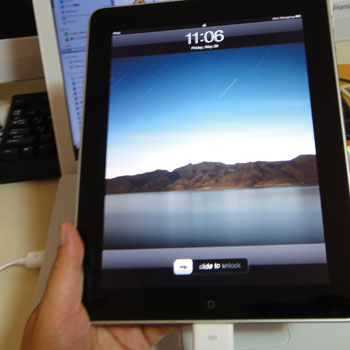 iPadを早速同期