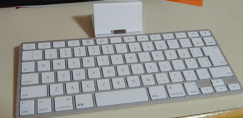iPadのキーボード据え置きかな